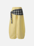 DAXUEN Tunnel Walk Plaid Wrap Sweatpants