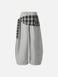 DAXUEN Tunnel Walk Plaid Wrap Sweatpants