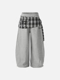 DAXUEN Tunnel Walk Plaid Wrap Sweatpants