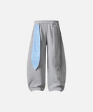 DAXUEN Baggy track pants with star appliqués and elastic waistband