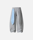 DAXUEN Baggy track pants with star appliqués and elastic waistband