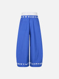 DAXUEN Wide-leg baggy trousers with star graphics