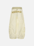 DAXUEN Baggy utility pants with plaid tie and print