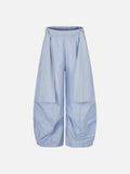 DAXUEN Baggy utility pants with plaid tie and print