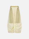 DAXUEN Baggy utility pants with plaid tie and print