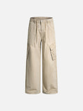 DAXUEN Wide-leg cargo pants with pockets