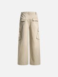 DAXUEN Wide-leg cargo pants with pockets