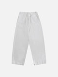 DAXUEN Men's baggy wide-leg pants in dark brown and black