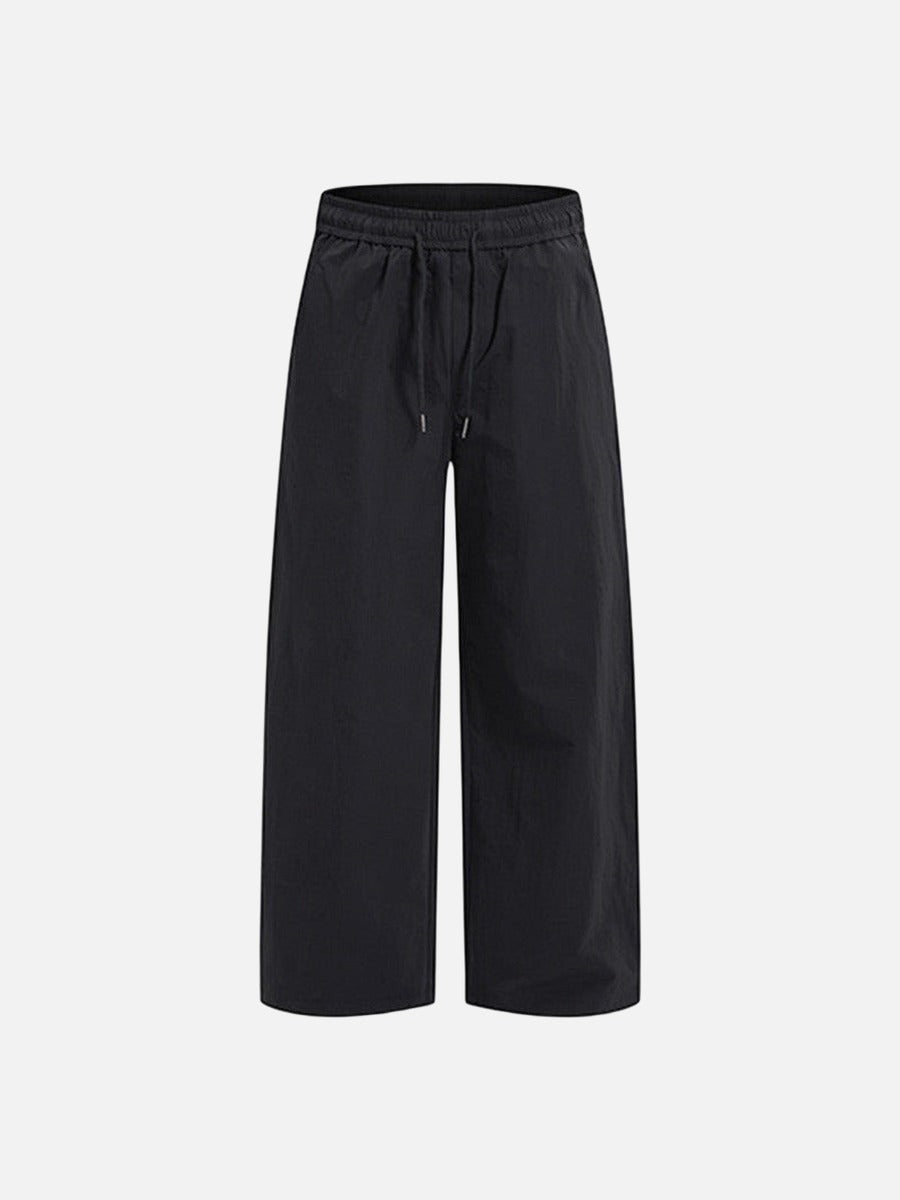 DAXUEN Loose-fitting wide-leg trousers in light grey and black