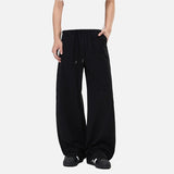 DAXUEN Loose-fitting wide-leg trousers in light grey and black
