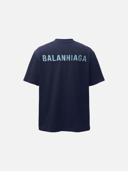 DAXUEN Oversized t-shirt with BALANHIAGA embroidery