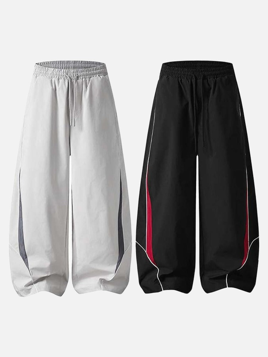 DAXUEN Wide-leg loose-fitting track pants with drawstring