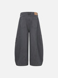 DAXUEN Wide-leg balloon-leg cargo pants in olive green and charcoal grey