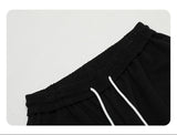 DAXUEN black balloon leg striped casual pants