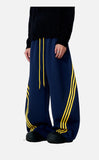 DAXUEN black balloon leg striped casual pants