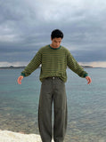 DAXUEN Wide-leg trousers with a balloon silhouette — model photo