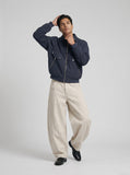 DAXUEN Wide-leg trousers with a balloon silhouette — model photo