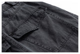 DAXUEN muted brown-grey balloon-leg washed cotton trousers