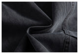 DAXUEN muted brown-grey balloon-leg washed cotton trousers