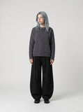DAXUEN Wide-leg trousers with balloon silhouette — model photo