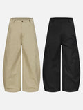 DAXUEN Wide-leg balloon trousers in tan and black