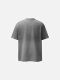 DAXUEN Distressed graphic t-shirt with raw edges