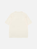 DAXUEN BANGOULUOU Graphic T-Shirt with floral and cartoon prints
