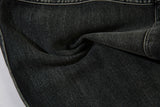 DAXUEN faded blue cargo jeans with barbed wire embroidery