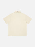 DAXUEN Short-sleeved polo shirt with baroque embroidery