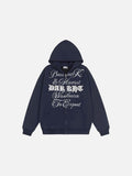 DAXUEN Bastiar K graphic full-zip hooded sweatshirt