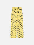 DAXUEN Wide-leg casual pants with polka dot print