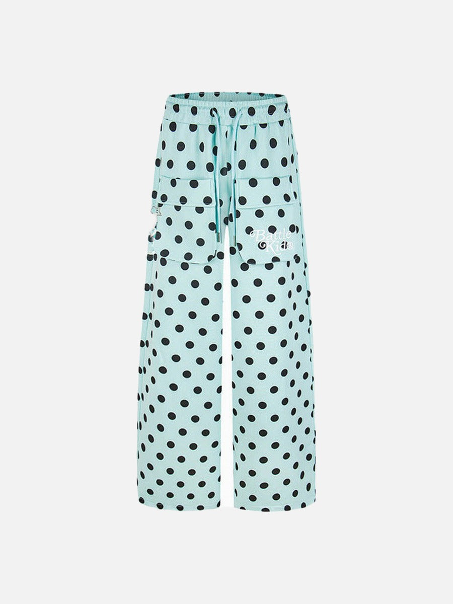 Battle Kids Polka Dot Wide-Leg Pants