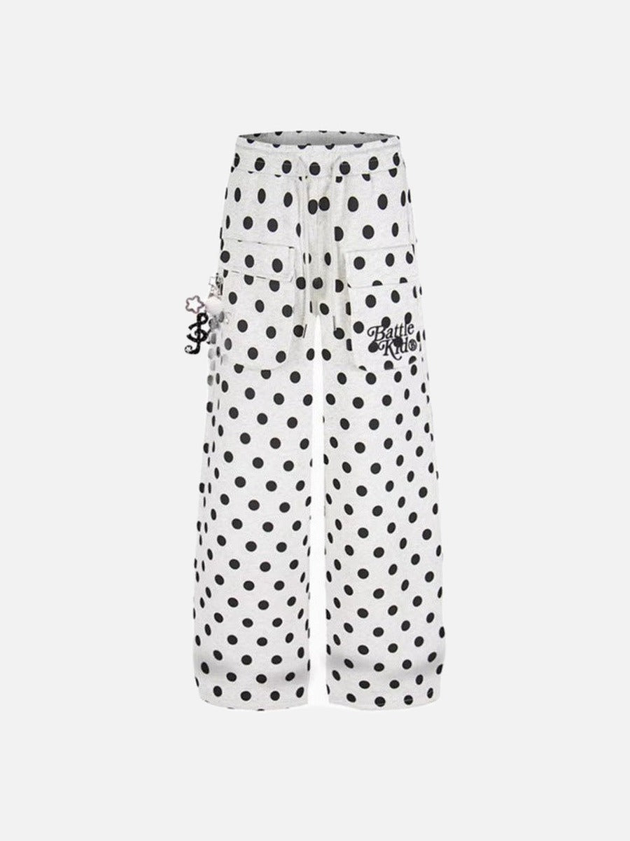 Battle Kids Polka Dot Wide-Leg Pants