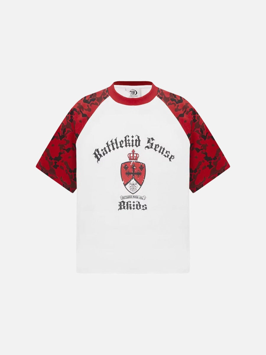 DAXUEN Battlekid Camouflage Raglan T-Shirt