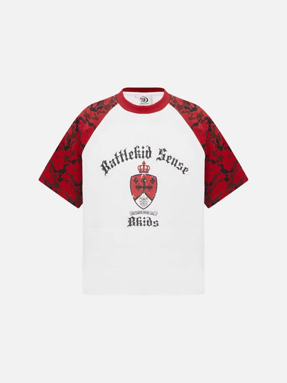 DAXUEN Battlekid Camouflage Raglan T-Shirt