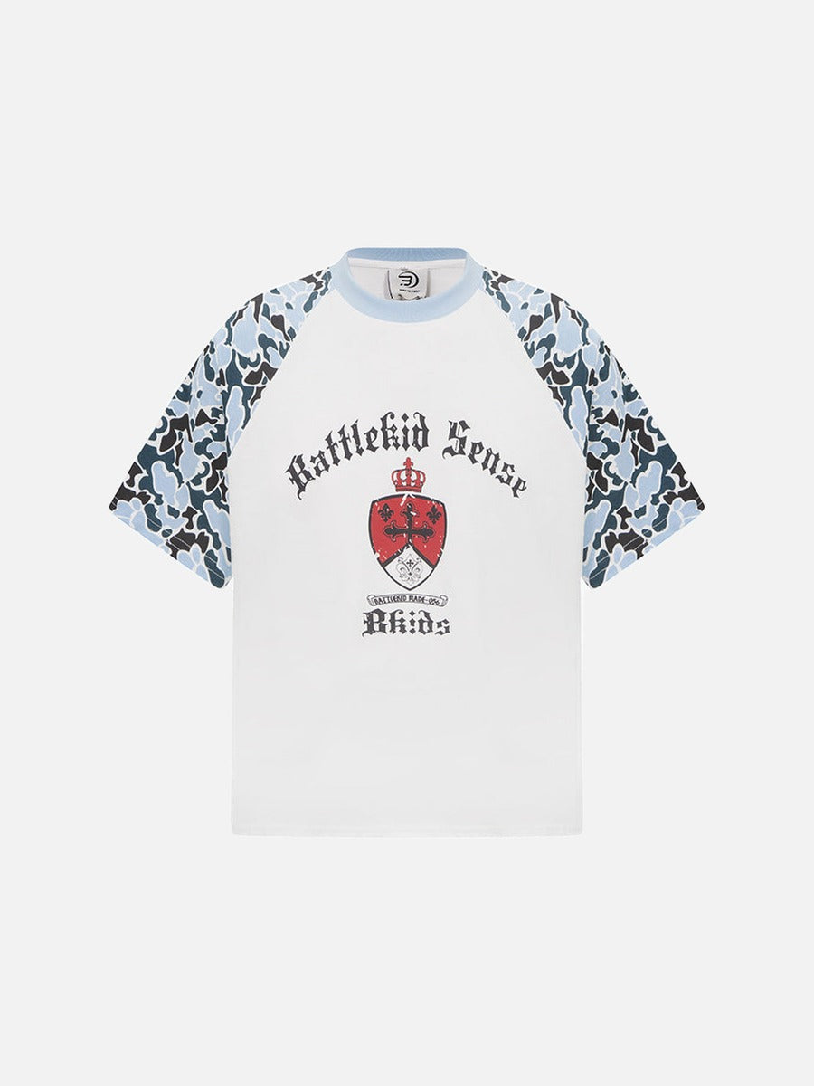 DAXUEN Battlekid Camouflage Raglan T-Shirt
