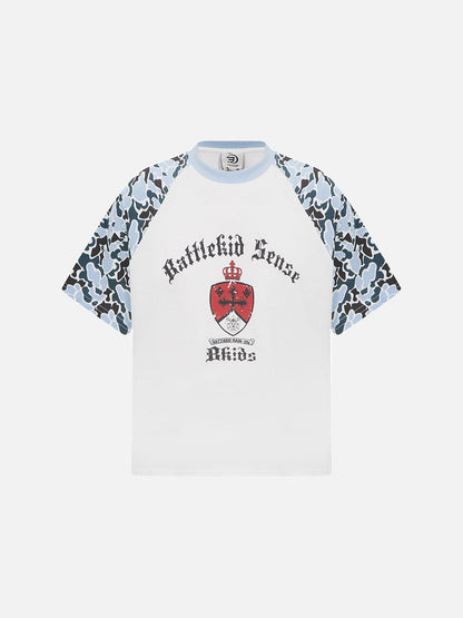 DAXUEN Battlekid Camouflage Raglan T-Shirt