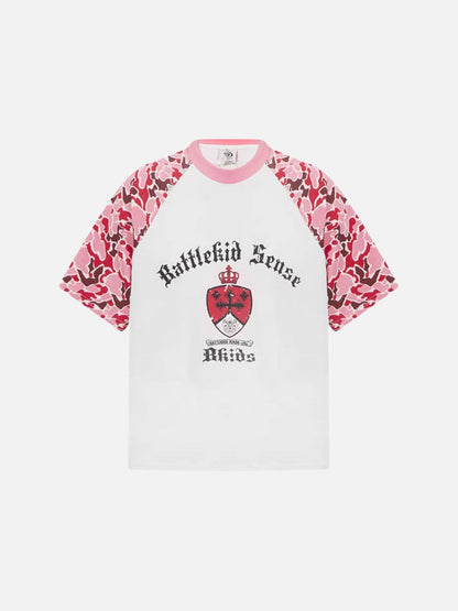 DAXUEN Battlekid Camouflage Raglan T-Shirt