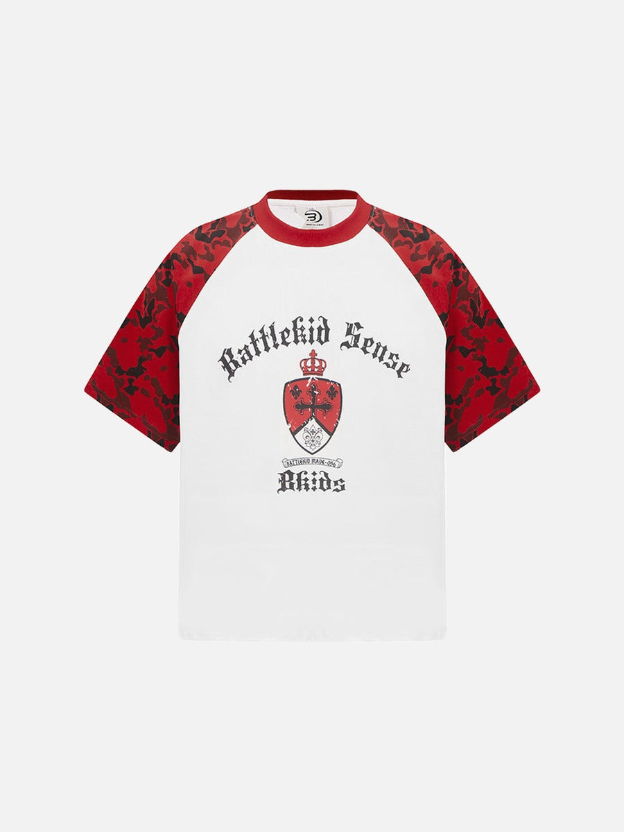 DAXUEN Battlekid Camouflage Raglan T-Shirt