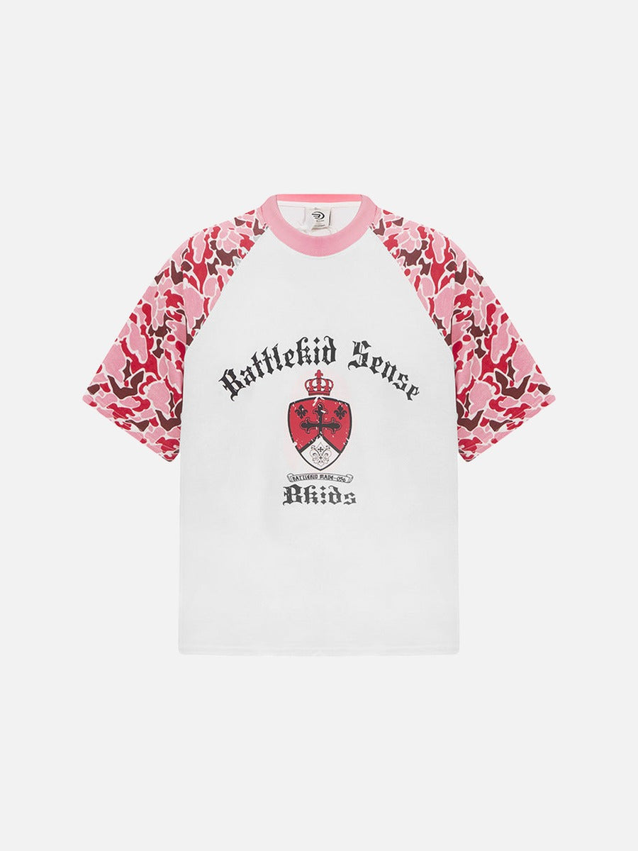 DAXUEN Battlekid Camouflage Raglan T-Shirt