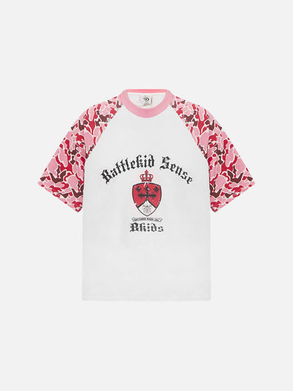 DAXUEN Battlekid Camouflage Raglan T-Shirt