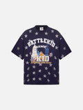 DAXUEN Oversized distressed star print t-shirt