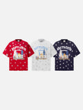 DAXUEN Oversized distressed star print t-shirt