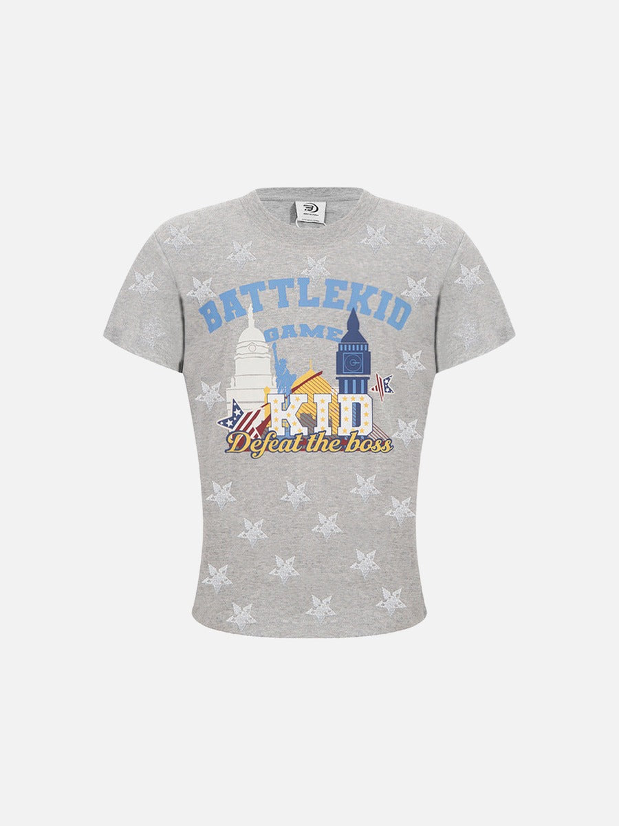 DAXUEN BATTLEKID graphic t-shirt with star print