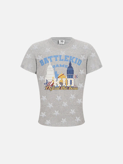 DAXUEN BATTLEKID graphic t-shirt with star print