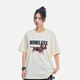 DAXUEN Relaxed Dachshund Graphic Tee