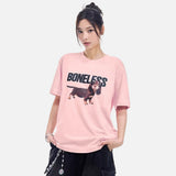 DAXUEN Relaxed Dachshund Graphic Tee