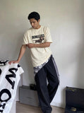 DAXUEN Relaxed Dachshund Graphic Tee — model photo