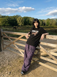 DAXUEN Relaxed Dachshund Graphic Tee — model photo