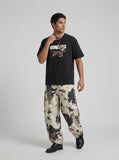 DAXUEN Relaxed Dachshund Graphic Tee — model photo